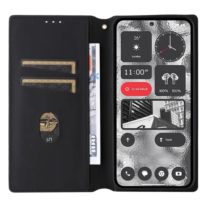 Coque Nothing Phone (2) Simili Cuir Antichoc Protection 3