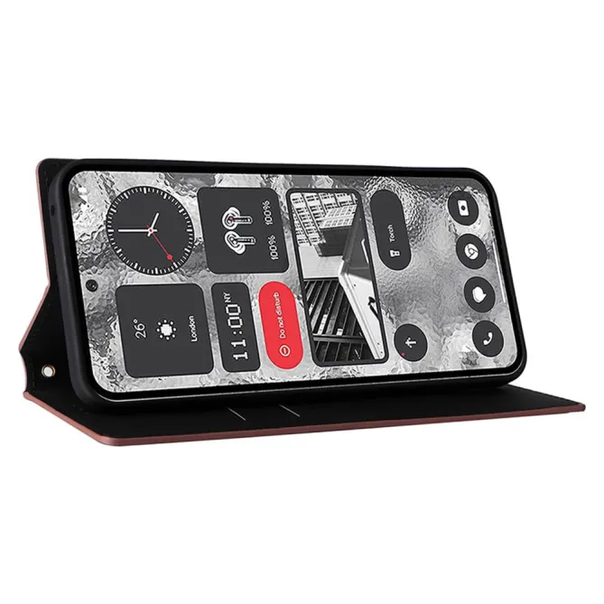 Coque Nothing Phone (2) Simili Cuir Antichoc Protection 3