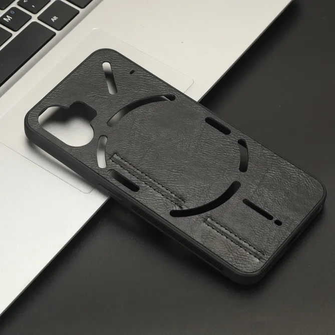 Coque Nothing Phone (2) Simili Cuir Antichoc Protection 4