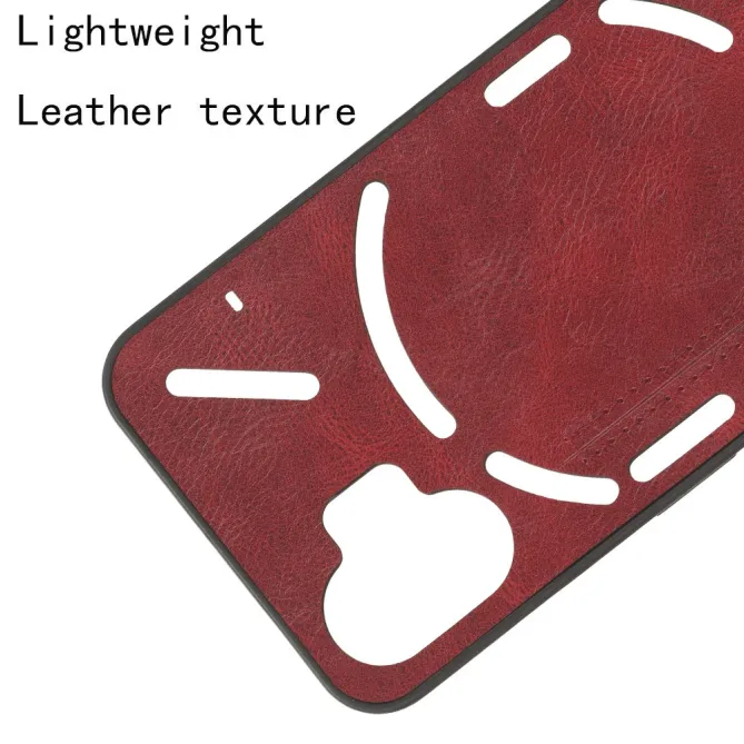 Coque Nothing Phone (2) Simili Cuir Antichoc Protection 4