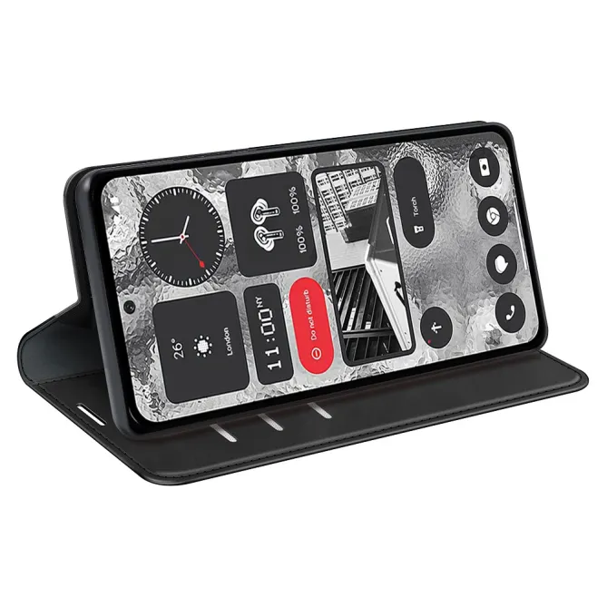 Coque Nothing Phone (2) Simili Cuir Antichoc Protection 5