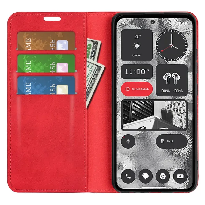 Coque Nothing Phone (2) Simili Cuir Antichoc Protection 5