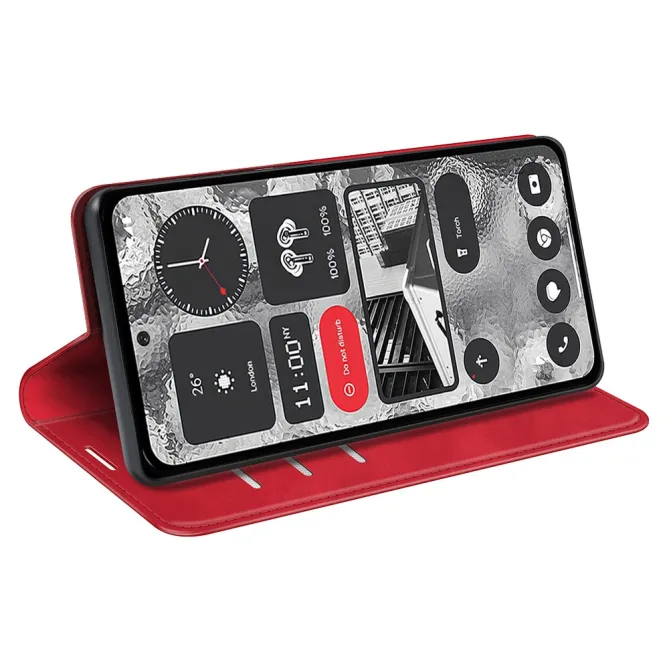 Coque Nothing Phone (2) Simili Cuir Antichoc Protection 5