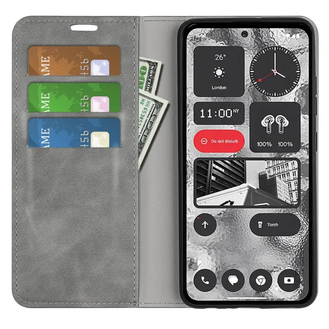 Coque Nothing Phone (2) Simili Cuir Antichoc Protection 5