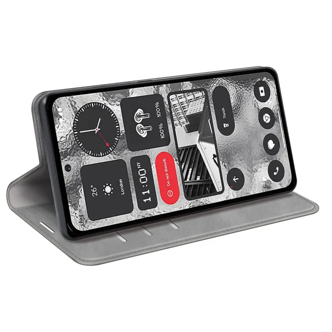 Coque Nothing Phone (2) Simili Cuir Antichoc Protection 5