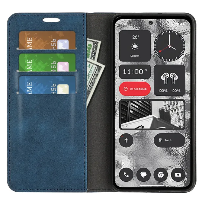 Coque Nothing Phone (2) Simili Cuir Antichoc Protection 5