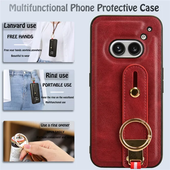 Coque Nothing Phone (2a) Plus Simili Cuir Antichoc Protection