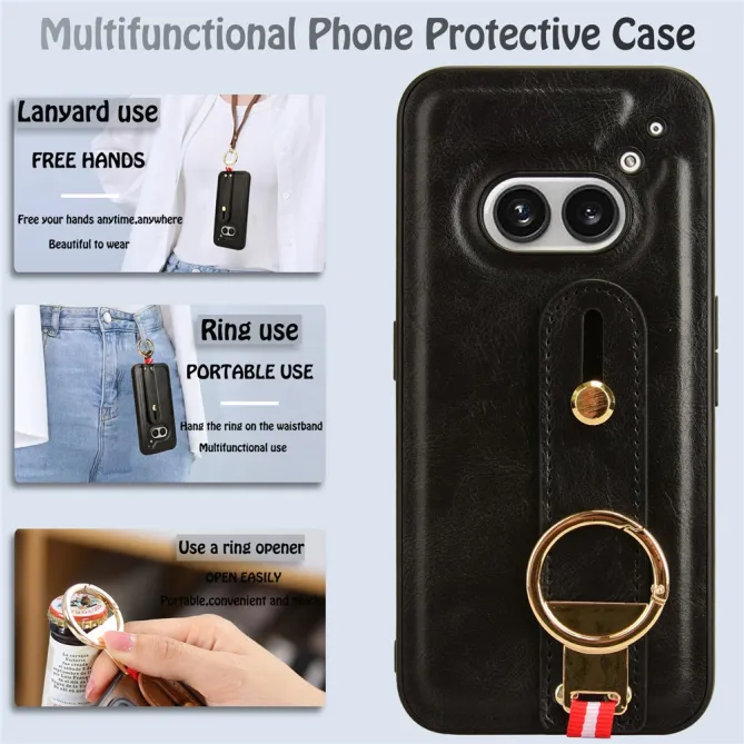 Coque Nothing Phone (2a) Plus Simili Cuir Antichoc Protection