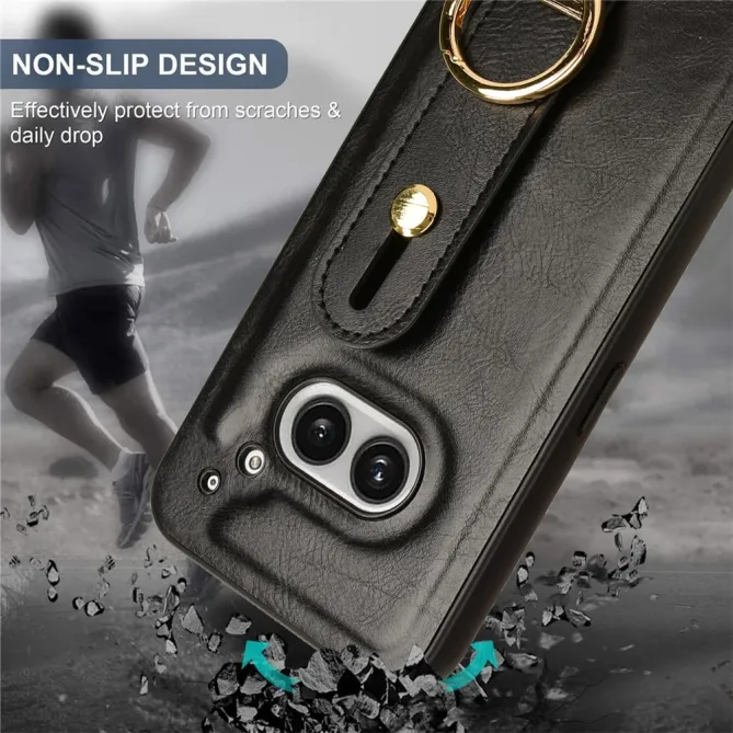 Coque Nothing Phone (2a) Plus Simili Cuir Antichoc Protection