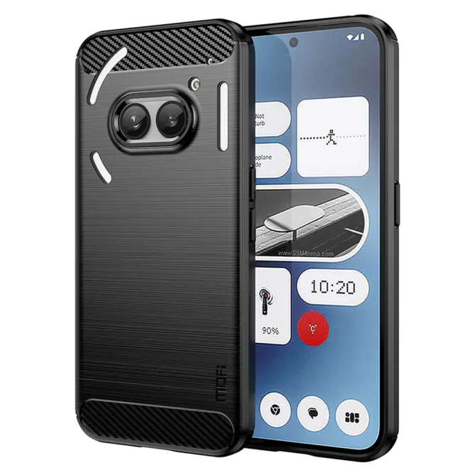 Coque Nothing Phone (2a) Plus / Phone (2a) MOFI Brossée Style Carbone
