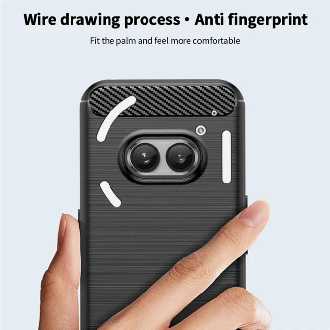 Coque Nothing Phone (2a) Plus / Phone (2a) MOFI Brossée Style Carbone