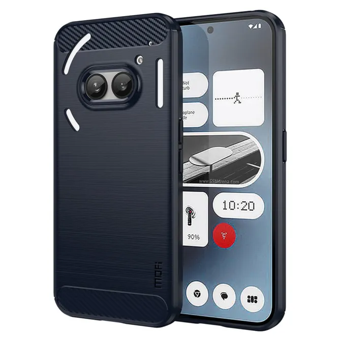 Coque Nothing Phone (2a) Plus / Phone (2a) MOFI Brossée Style Carbone