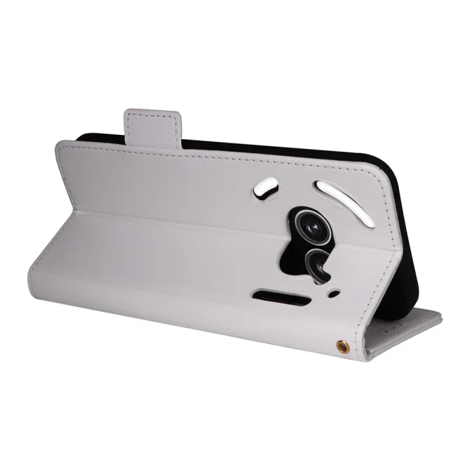 Housse Nothing Phone (2a) Plus / Phone (2a) Simili Cuir Litchi avec Dragonne