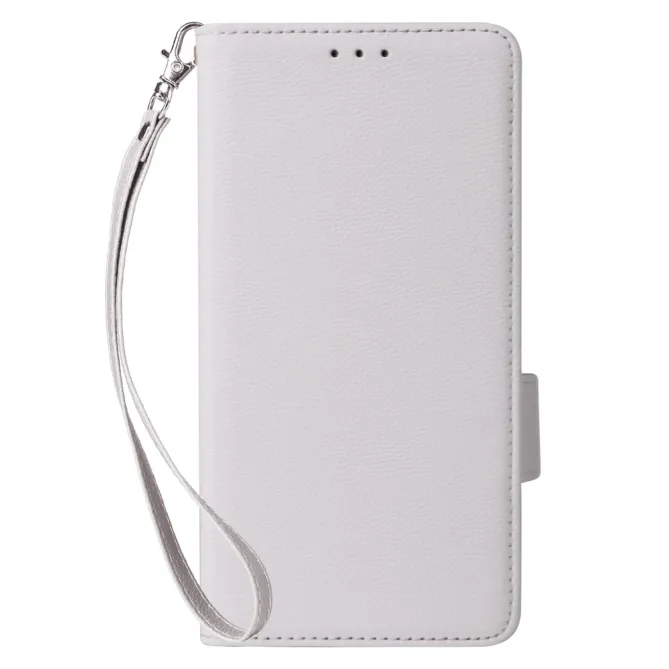 Housse Nothing Phone (2a) Plus / Phone (2a) Simili Cuir Litchi avec Dragonne