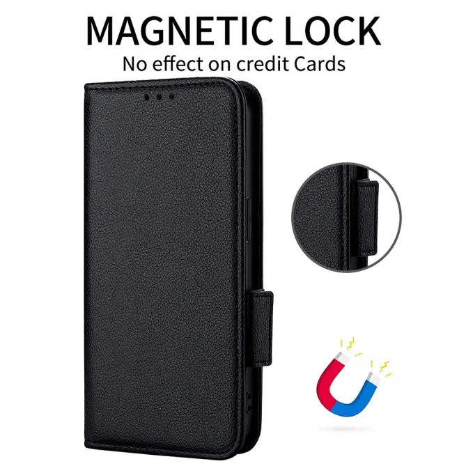 Housse Nothing Phone (2a) Plus / Phone (2a) Simili Cuir Litchi avec Dragonne