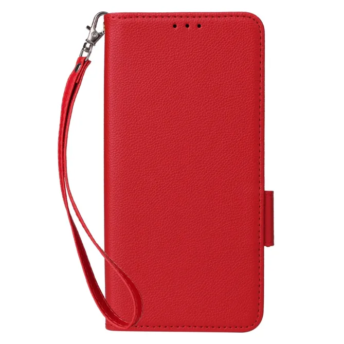 Housse Nothing Phone (2a) Plus / Phone (2a) Simili Cuir Litchi avec Dragonne