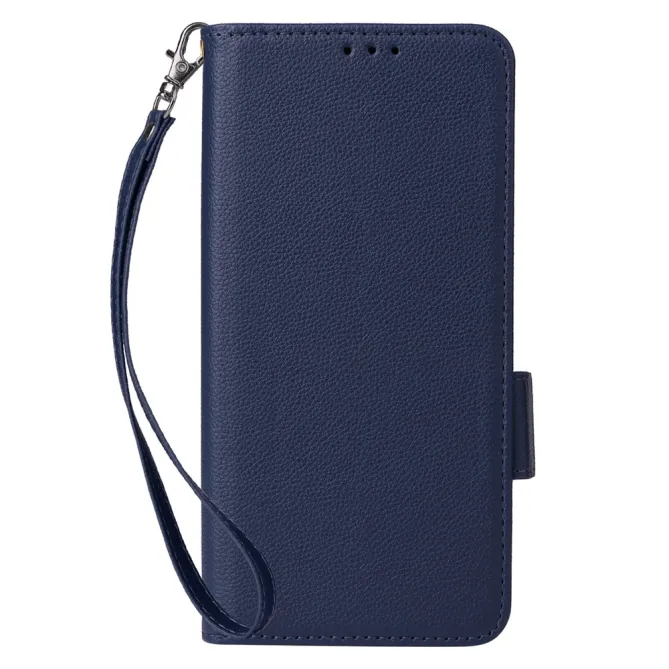 Housse Nothing Phone (2a) Plus / Phone (2a) Simili Cuir Litchi avec Dragonne