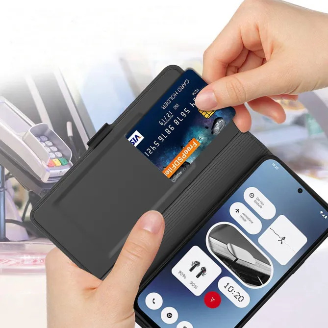 Étui Nothing Phone (2a) Plus / Phone (2a) Simili Cuir Stand Pliable