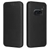 Flip Cover Nothing Phone (2a) Plus Simili Cuir Fibre de Carbone