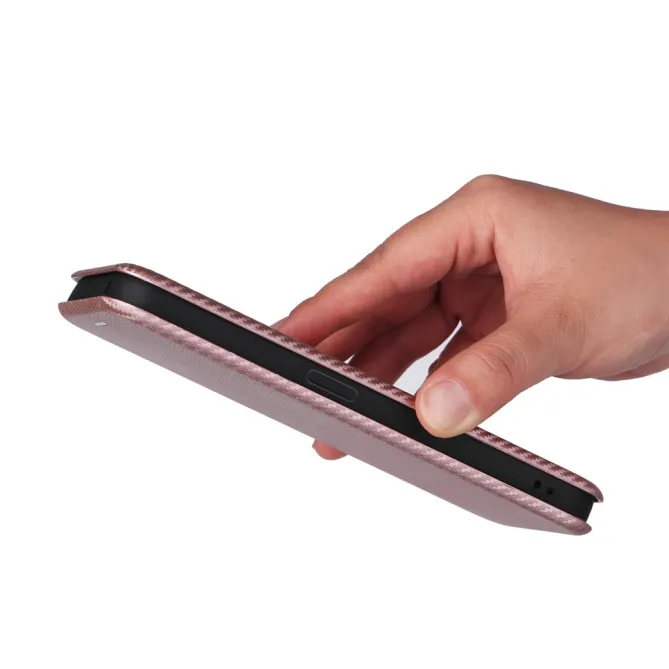 Flip Cover Nothing Phone (2a) Plus Simili Cuir Fibre de Carbone