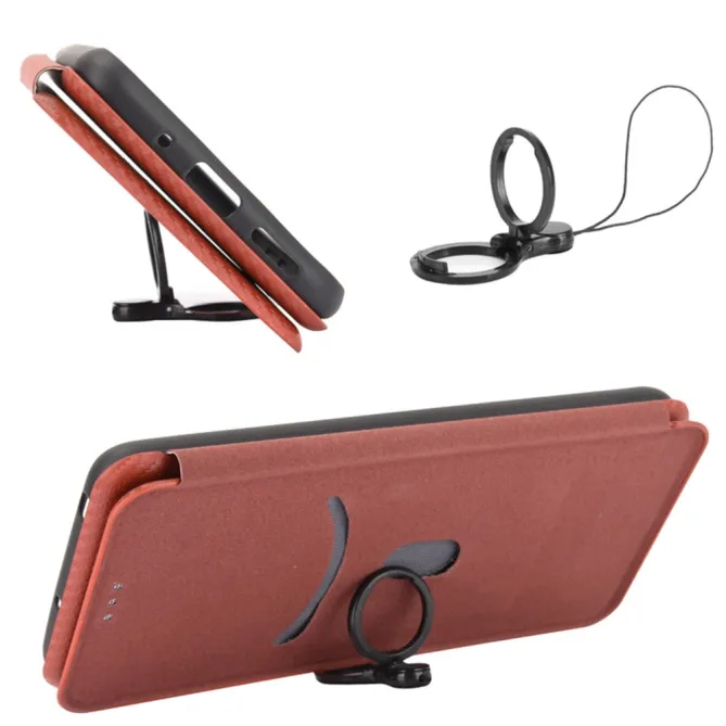 Flip Cover Nothing Phone (2a) Plus Simili Cuir Fibre de Carbone