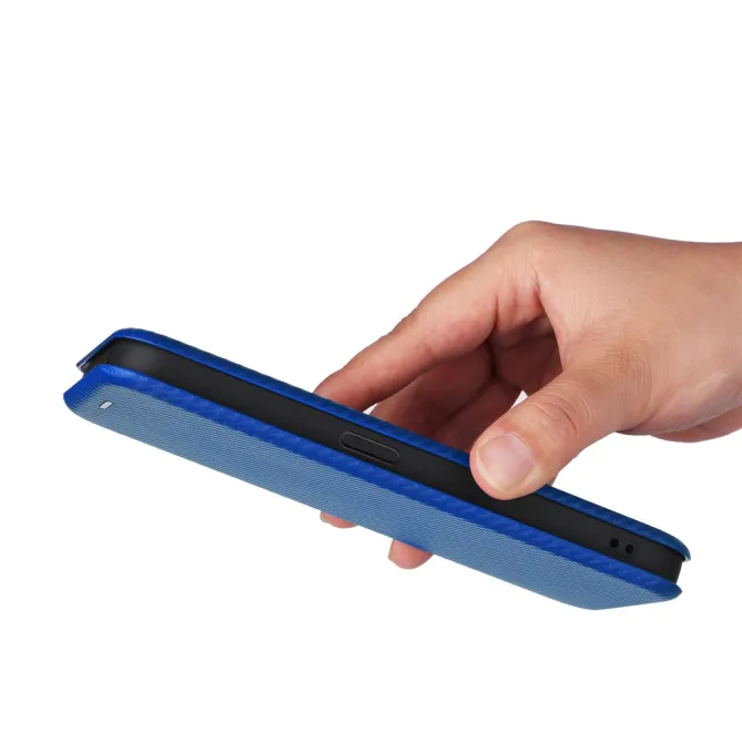 Flip Cover Nothing Phone (2a) Plus Simili Cuir Fibre de Carbone