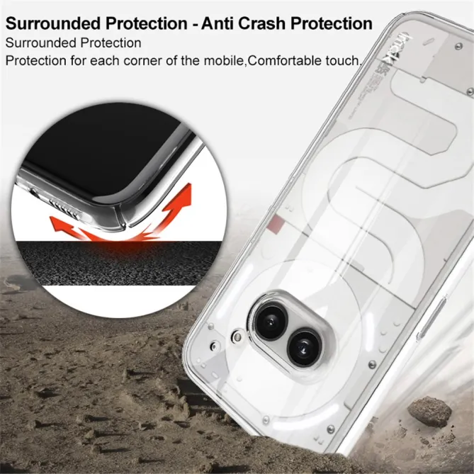 Coque Nothing Phone (2a) Plus / Phone (2a) Crystal II Pro Transparente