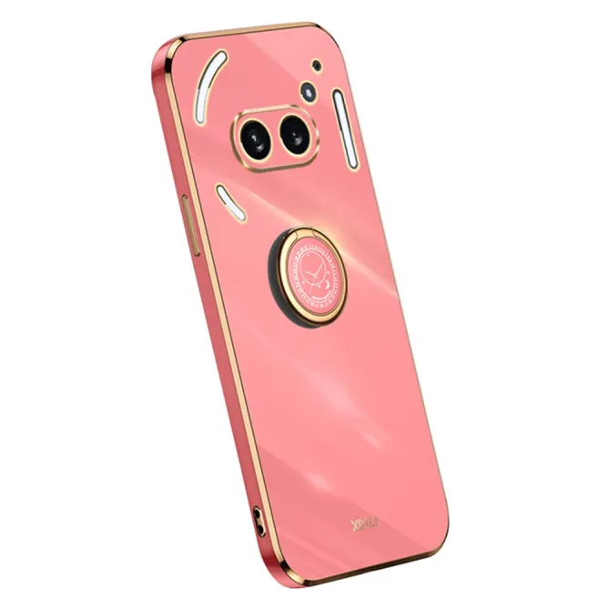 Coque Nothing Phone (2a) Élégante Contours Dorés Support Rotatif