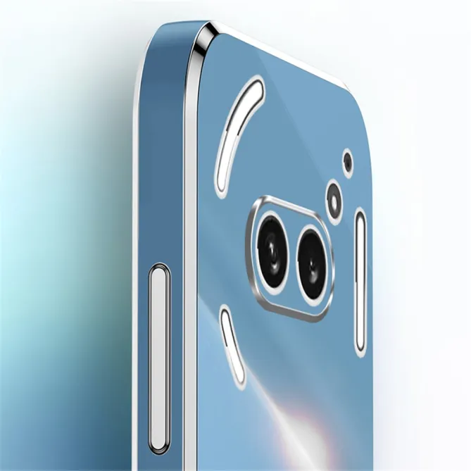 Coque Nothing Phone (2a) Élégante Contours Dorés Support Rotatif