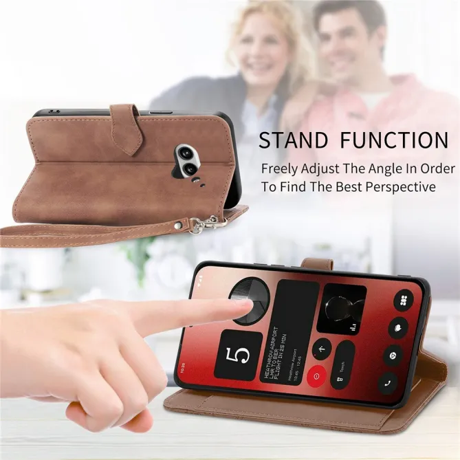 Housse Nothing Phone (2a) Plus / Phone (2a) Portefeuille Fleurs Zippée