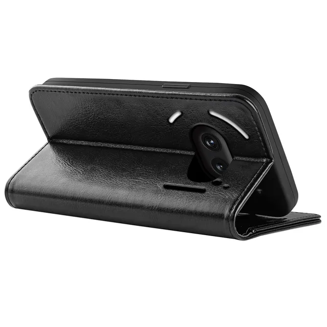 Housse Nothing Phone (2a) Plus / Phone (2a) Effet Cuir Coutures Vintage