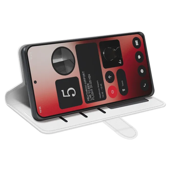 Housse Nothing Phone (2a) Plus / Phone (2a) Effet Cuir Coutures Vintage