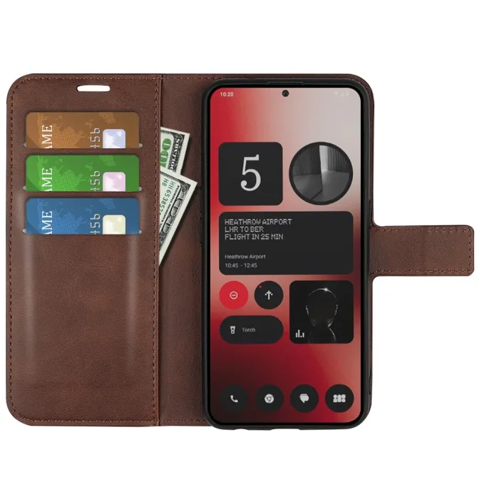 Housse Nothing Phone (2a) Plus / Phone (2a) Effet Cuir Vintage