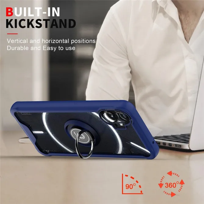 Coque Nothing Phone (1) Ring Armor Support Rotatif