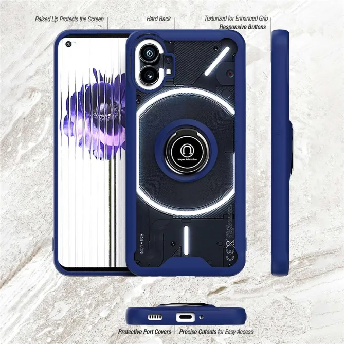 Coque Nothing Phone (1) Ring Armor Support Rotatif