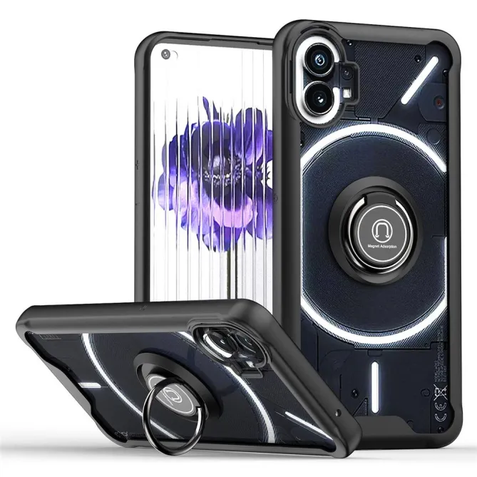 Coque Nothing Phone (1) Ring Armor Support Rotatif
