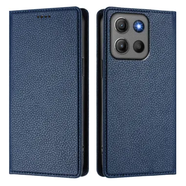 Housse Motorola Moto G17 Power 4G / Moto G17 4G RFID Simili Cuir Litchi