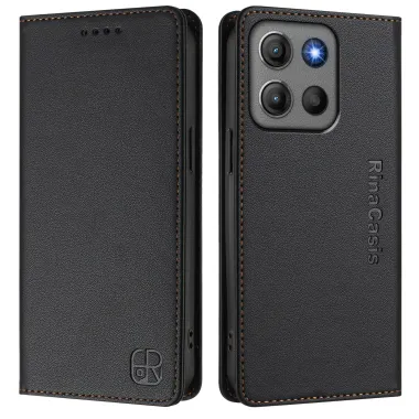 Étui Motorola Moto G17 Power 4G / Moto G17 4G RINACASIS RC01 RFID Simili Cuir