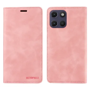 Étui Motorola Moto G17 Power 4G / Moto G17 4G BETOPNICE RFID Simili Cuir Magnetique