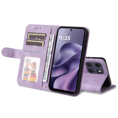 Housse Motorola Moto G17 Power 4G / Moto G17 4G Simili Cuir Soft Touch avec Dragonne