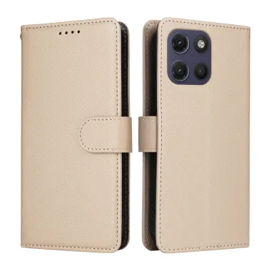 Housse Motorola Moto G17 Power 4G / Moto G17 4G RFID 3 Cartes Simili Cuir avec Dragonne