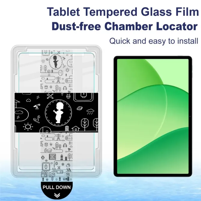 Verre Trempé Oppo Pad SE avec Kit d'Installation Automatique Anti-Poussière