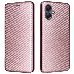 Flip Cover Samsung Galaxy A07 Fibre de Carbone