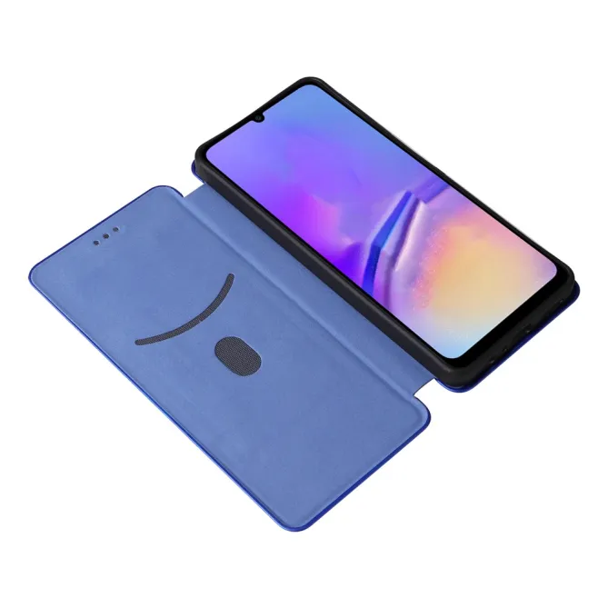 Flip Cover Samsung Galaxy A07 Fibre de Carbone