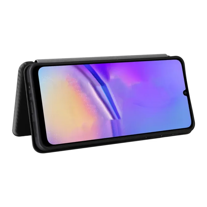 Flip Cover Samsung Galaxy A07 Fibre de Carbone
