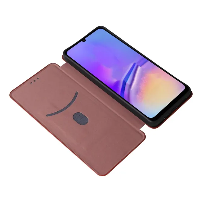 Flip Cover Samsung Galaxy A07 Fibre de Carbone