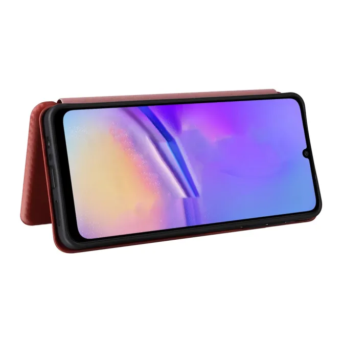 Flip Cover Samsung Galaxy A07 Fibre de Carbone