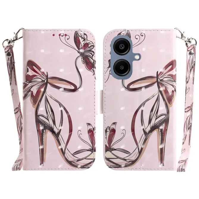 Housse Samsung Galaxy A07 / A06 Motif Imprimé avec Porte-Cartes et Dragonne