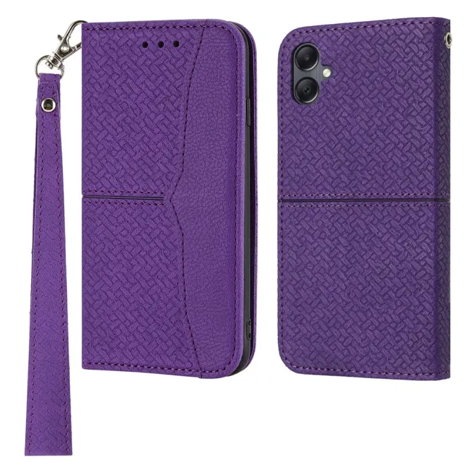 Housse Samsung Galaxy A07 Barnabé Texture Tressée avec Dragonne