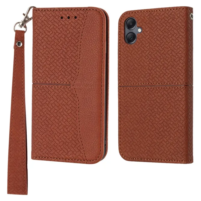 Housse Samsung Galaxy A07 Barnabé Texture Tressée avec Dragonne